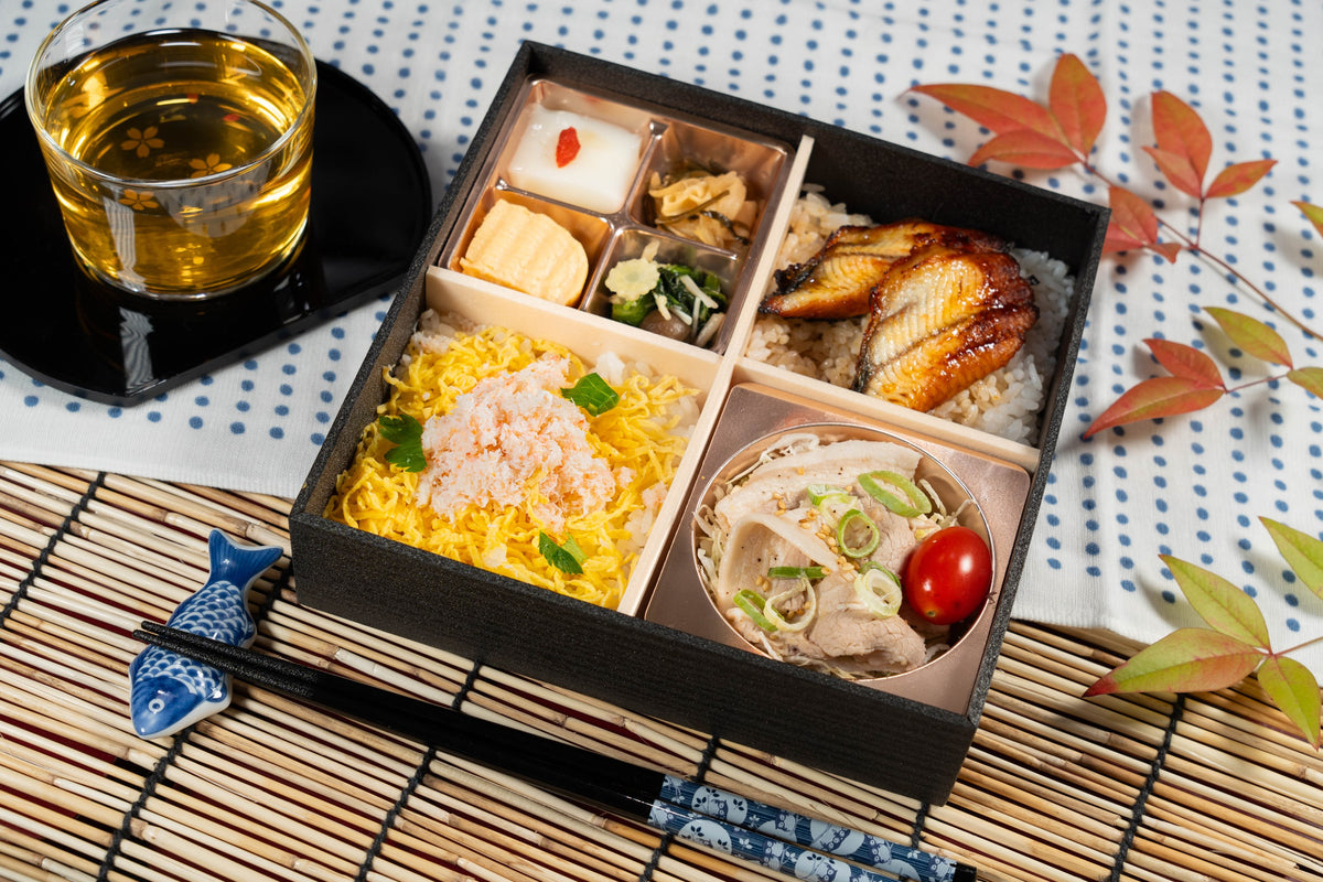 蟹飯と鰻の合盛り御膳