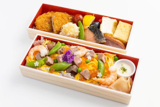 彩り肉ちらし 2段御膳