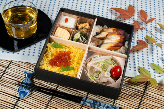 いくらと鰻の合盛り御膳